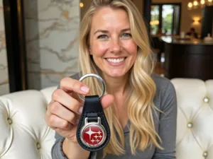 Subaru Keychain Style Touch Force Racing